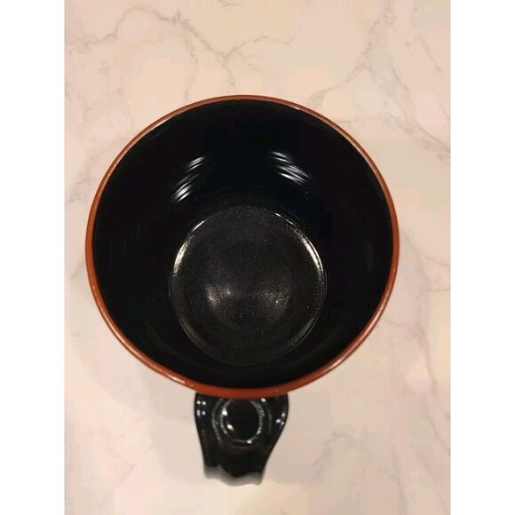 LeStudio Thorbeck Page Funky Monster Dog Mug Coffee Cup Art Vtg 1985 Signed EUC - Picture 5 of 7